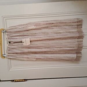 Sz 42(M) NWT $290 Shirtaporter made in Italy sparkling skirt